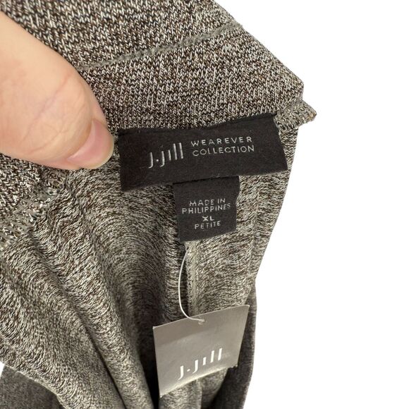 J. Jill Jogger Pants XL PETITE Wearever Cuffed Taupe Pull-On Stretch Pockets NWT - Picture 7 of 15